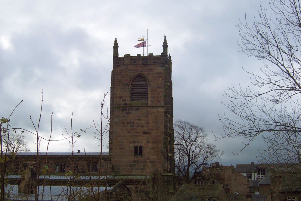 Tower Of Nearby Church In Skipton - Bell Tower - HD Wallpaper 