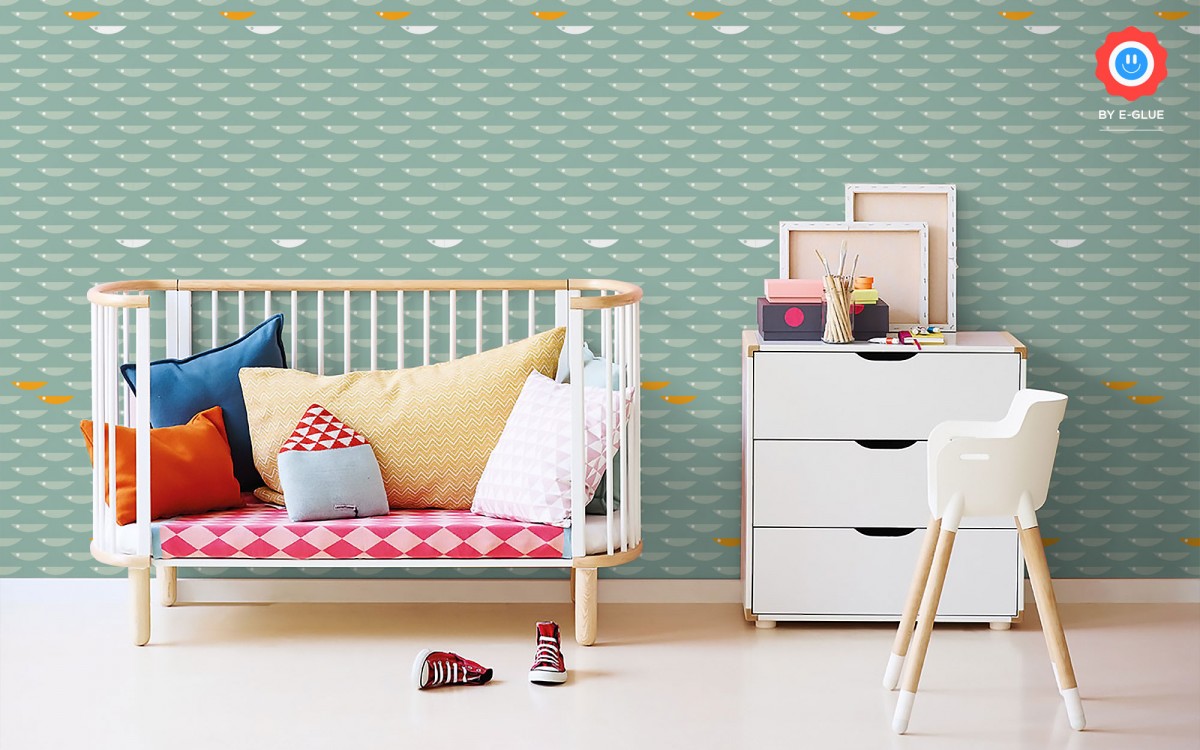 Kids Wallpaper Fish - Horizontal Wallpaper Interior Kids - HD Wallpaper 