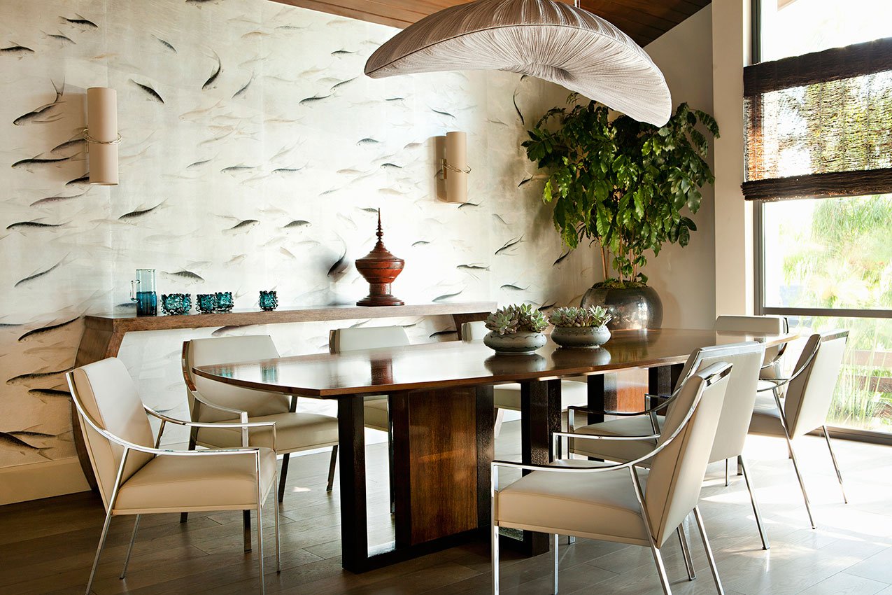Gournay Wallpaper Fish - HD Wallpaper 