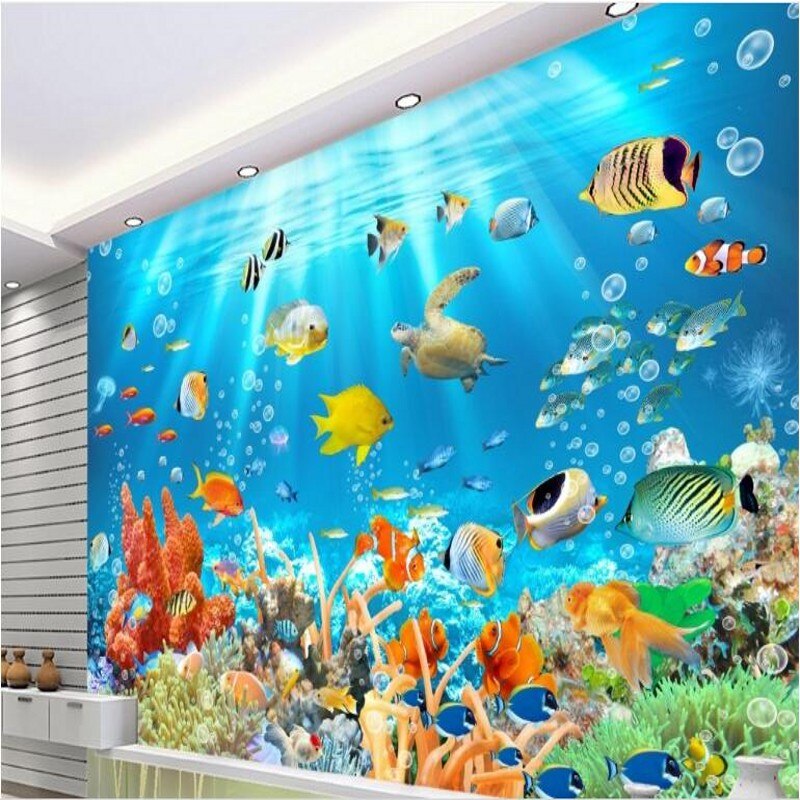 Beibehang Customized Large Frescoes Beautiful Fish - Wallpaper - 800x800 Wallpaper Beibehang Customized Large Frescoes Beautiful Fish - Wallpaper - 800x800 Wallpaper