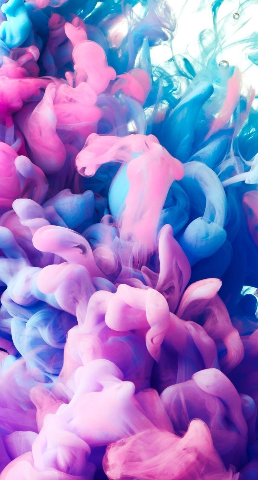 Blue And Pink Smoke - HD Wallpaper 
