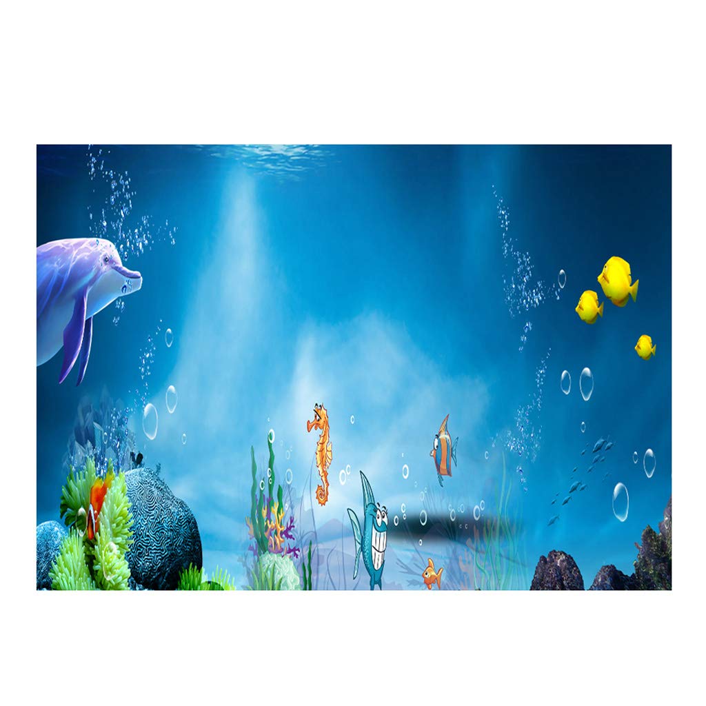 Pet Supplies Homyl 3d Hd Fish Tank Background Decorative - Poster - HD Wallpaper 