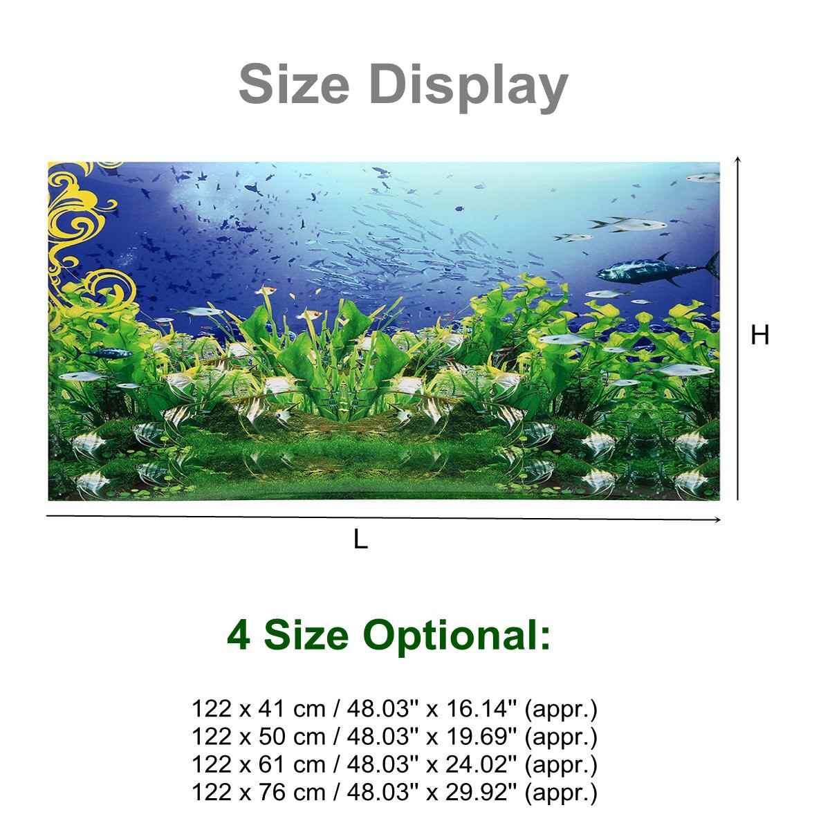 Hd Fish Tank Wallpaper Self Adhesive Pvc Aquarium Background - Coral - HD Wallpaper 