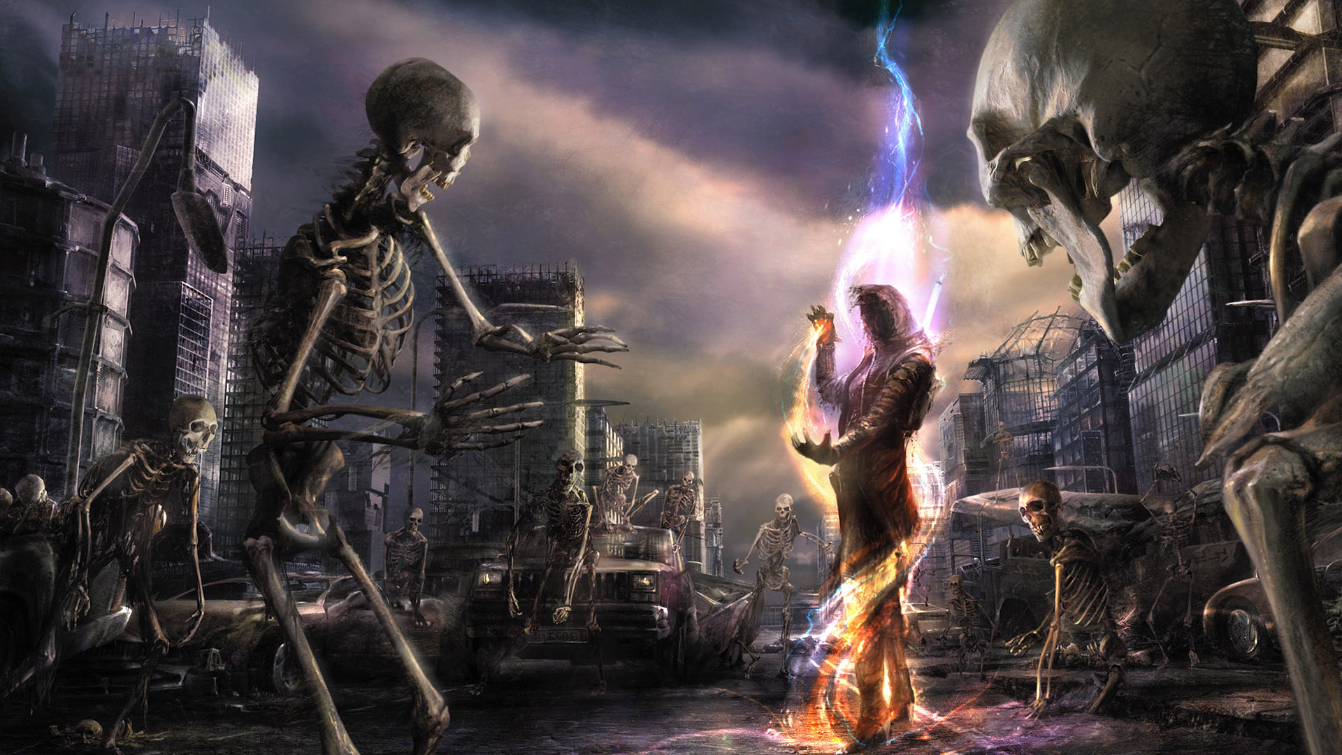 Living Wallpaper Hd Wallpapermonkey
aquarium Live Wallpaper - Fantasy Art Skeleton Undead - HD Wallpaper 