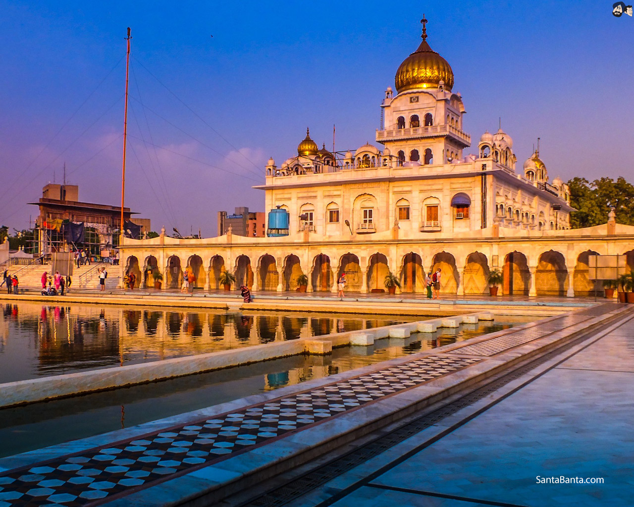 Gurudwara Bangla Sahib, Delhi, India - Gurudwara Bangla Sahib - HD Wallpaper 