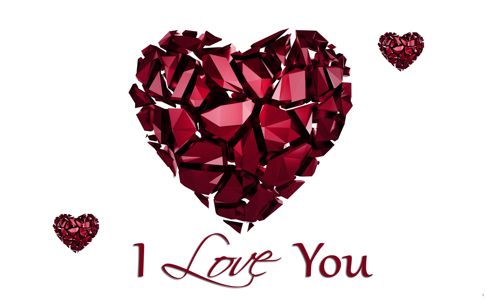 Love You Heart Wallpaper Hd - HD Wallpaper 