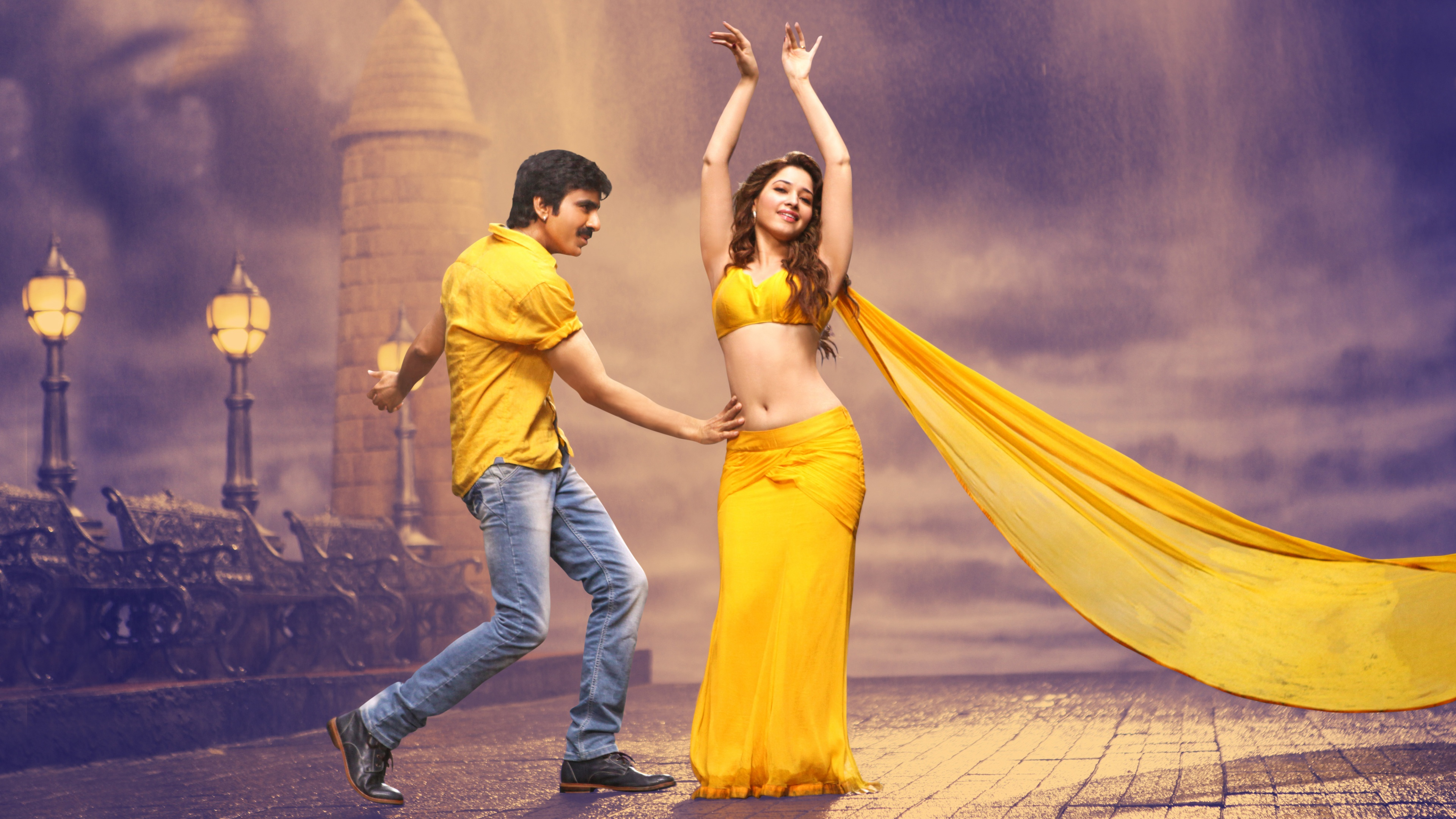 Ravi Teja Tamanna Bengal Tiger - Bengal Tiger Tamanna Navel - HD Wallpaper 