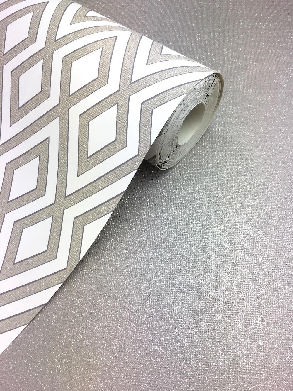 Taupe And Silver Wallpaper - Linen - HD Wallpaper 