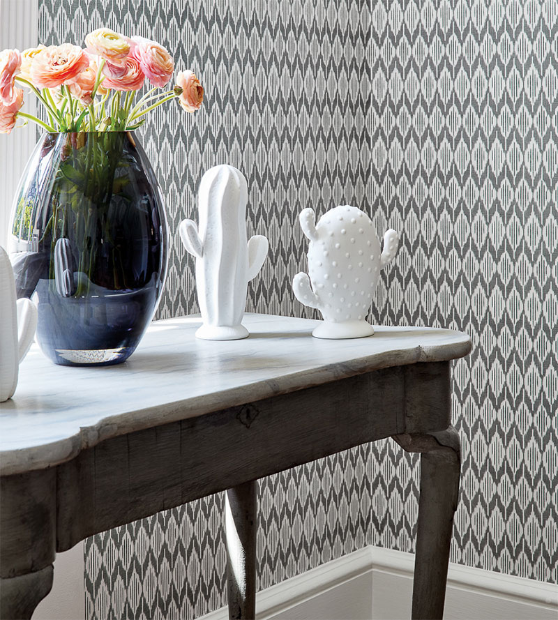 Anna French Balin Ikat - HD Wallpaper 