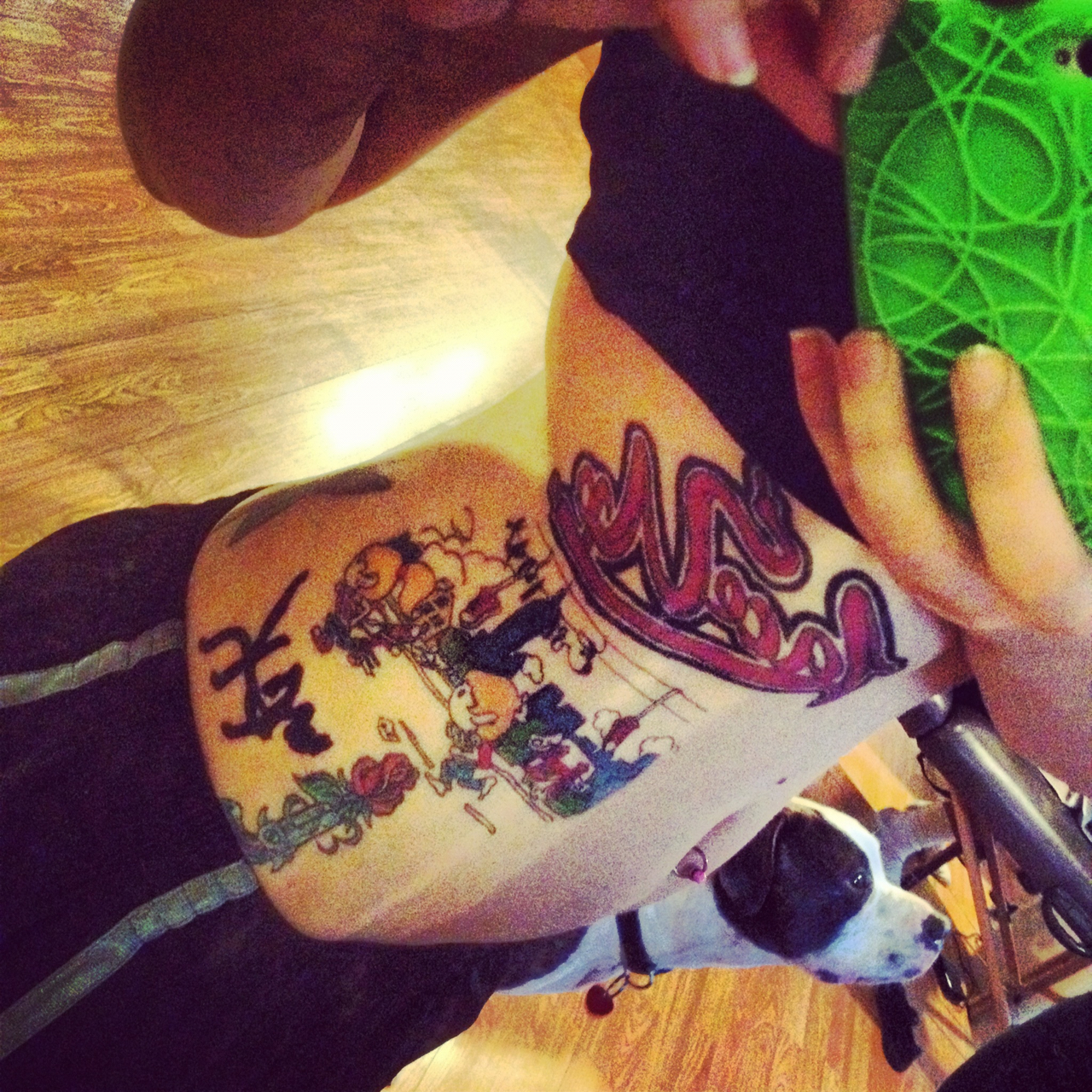 Ill Stop Your World Dead In Its Tracks Lace Up Tattoo - Machine Gun Kelly Tattoos - HD Wallpaper 