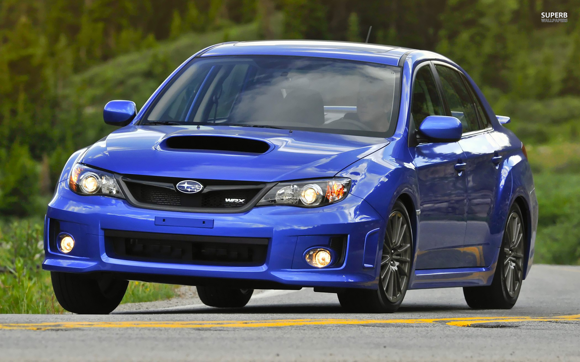 Impreza Subaru 2014 Blue - HD Wallpaper 