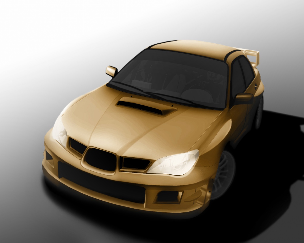 Subaru Impreza Wrx Sti Wallpaper Anime - HD Wallpaper 