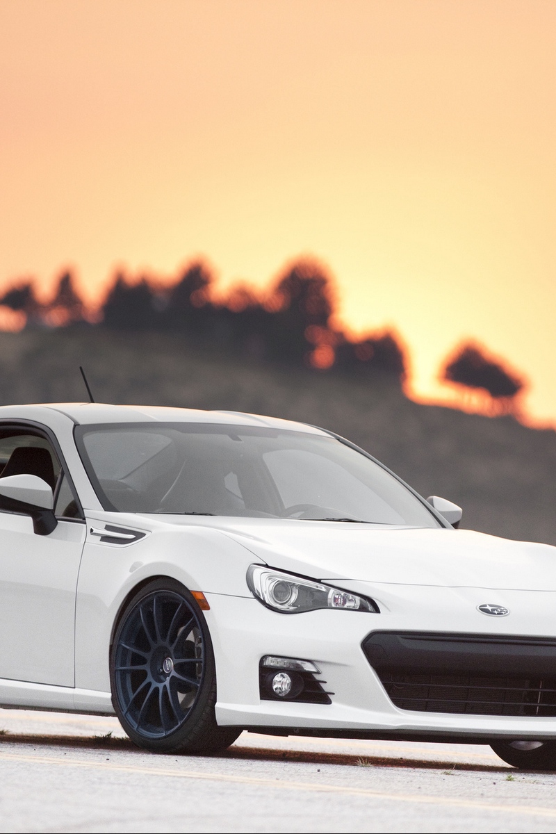 Wallpaper Subaru Brz White Side View Subaru Brz White 800x10 Wallpaper Teahub Io