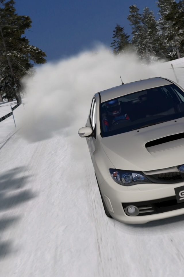 Car Winter Wallpaper Iphone - HD Wallpaper 