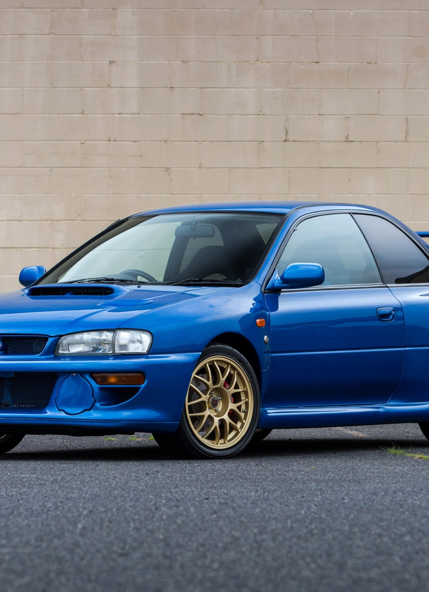 Classic Car, Subaru Impreza, Blue, Wallpaper - Subaru Impreza Wrx Sti 1998 - HD Wallpaper 