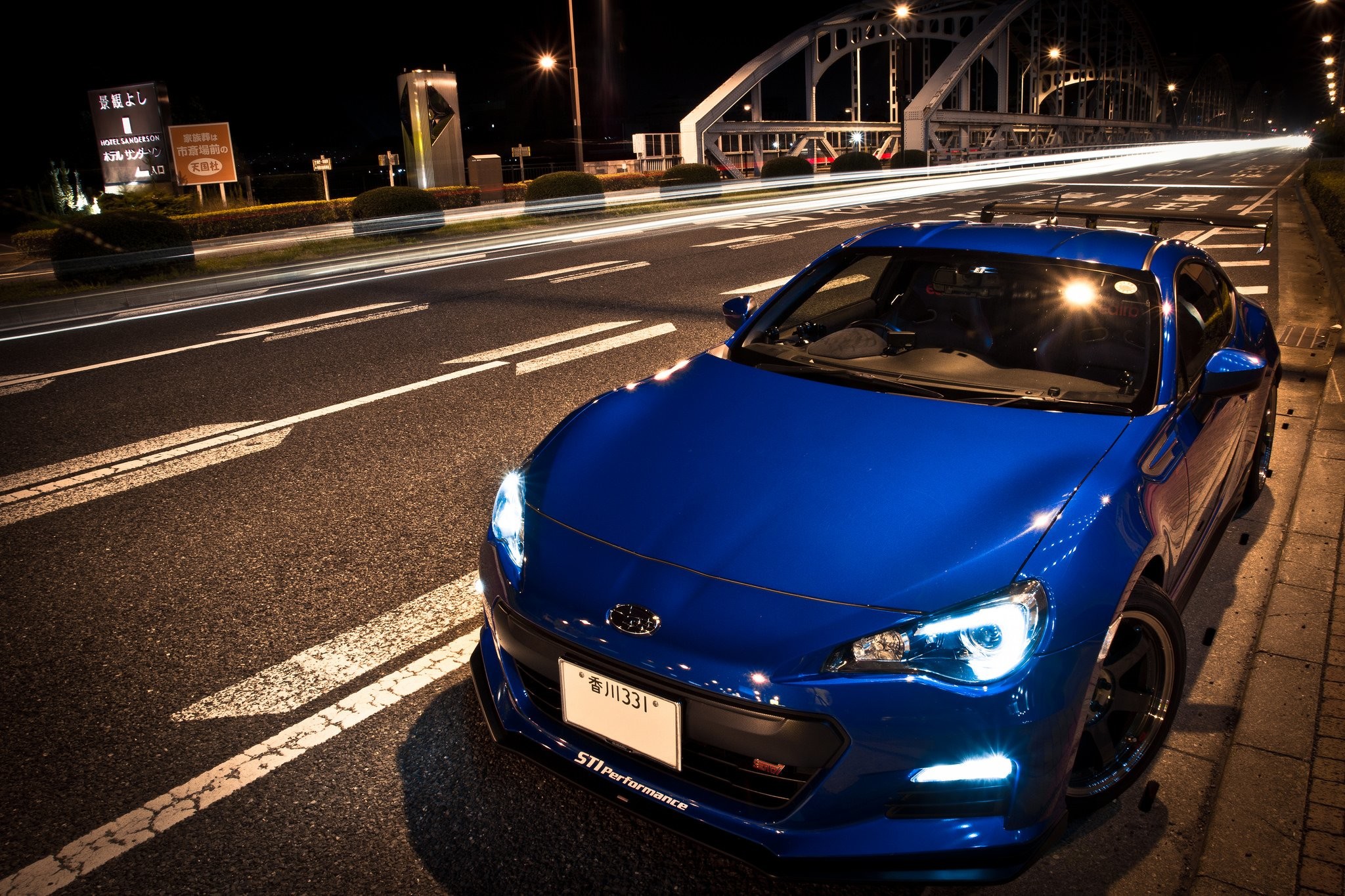 Subaru Brz Blue Night - HD Wallpaper 