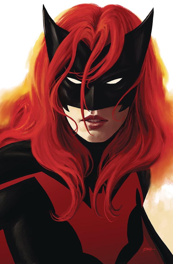 Batwoman, Dc Comics, Redhead, Artwork, Portrait Display, - HD Wallpaper 