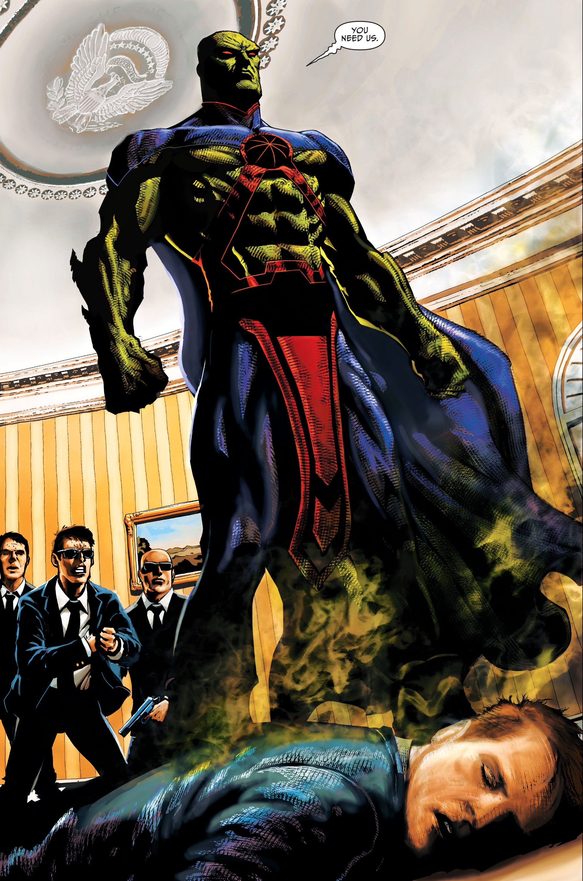 Martianmanhunter-art - Martian Manhunter In Justice League - HD Wallpaper 