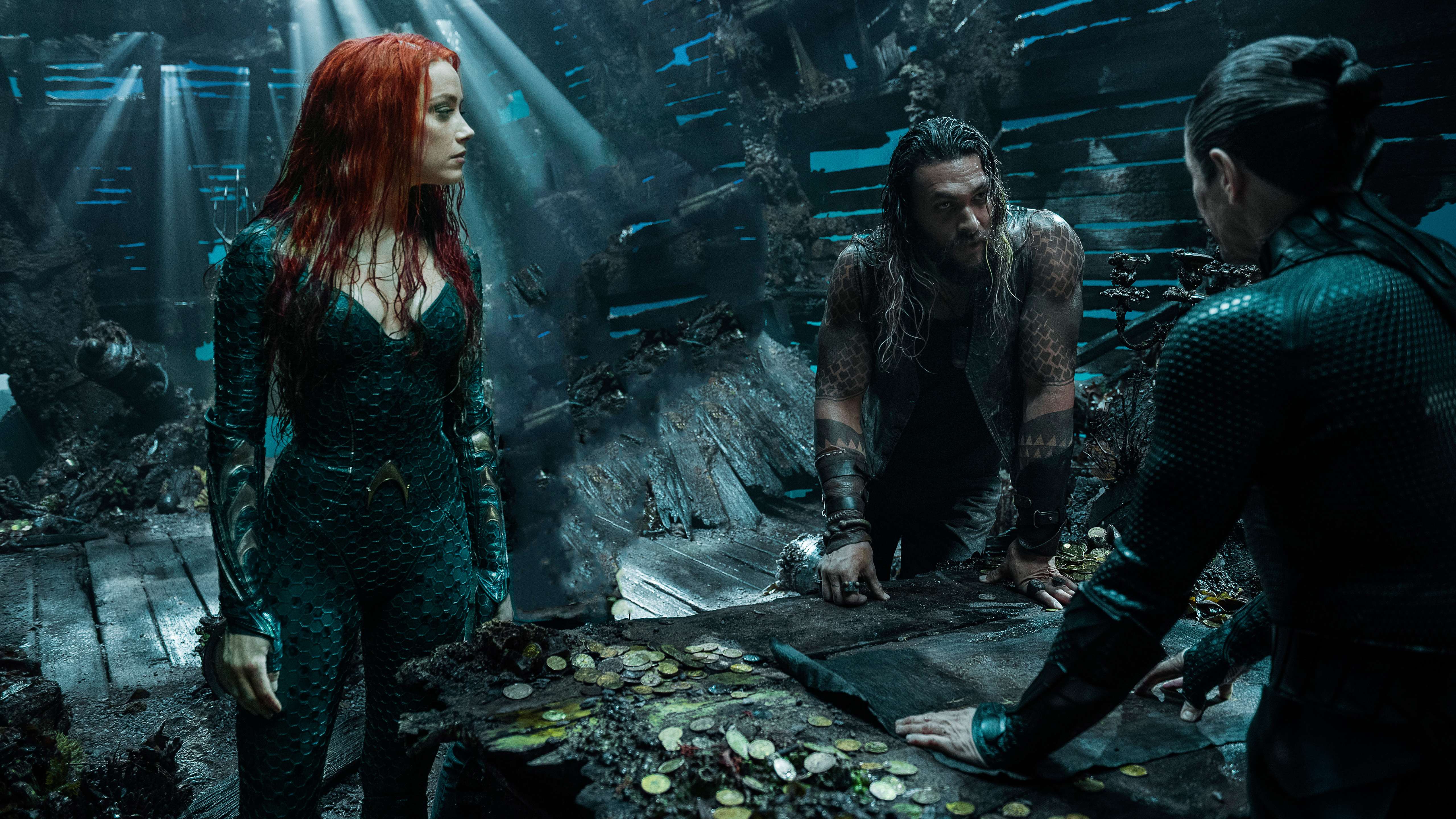 Aquaman Amber Heard Mera 5k - Aquaman Behind The Scenes - HD Wallpaper 