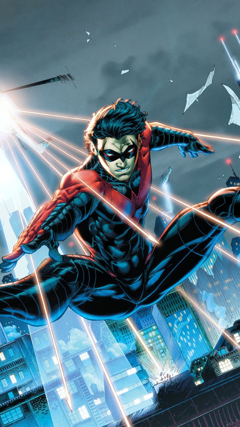 Dc Comics Iphone Wallpaper - Nightwing New 52 - HD Wallpaper 