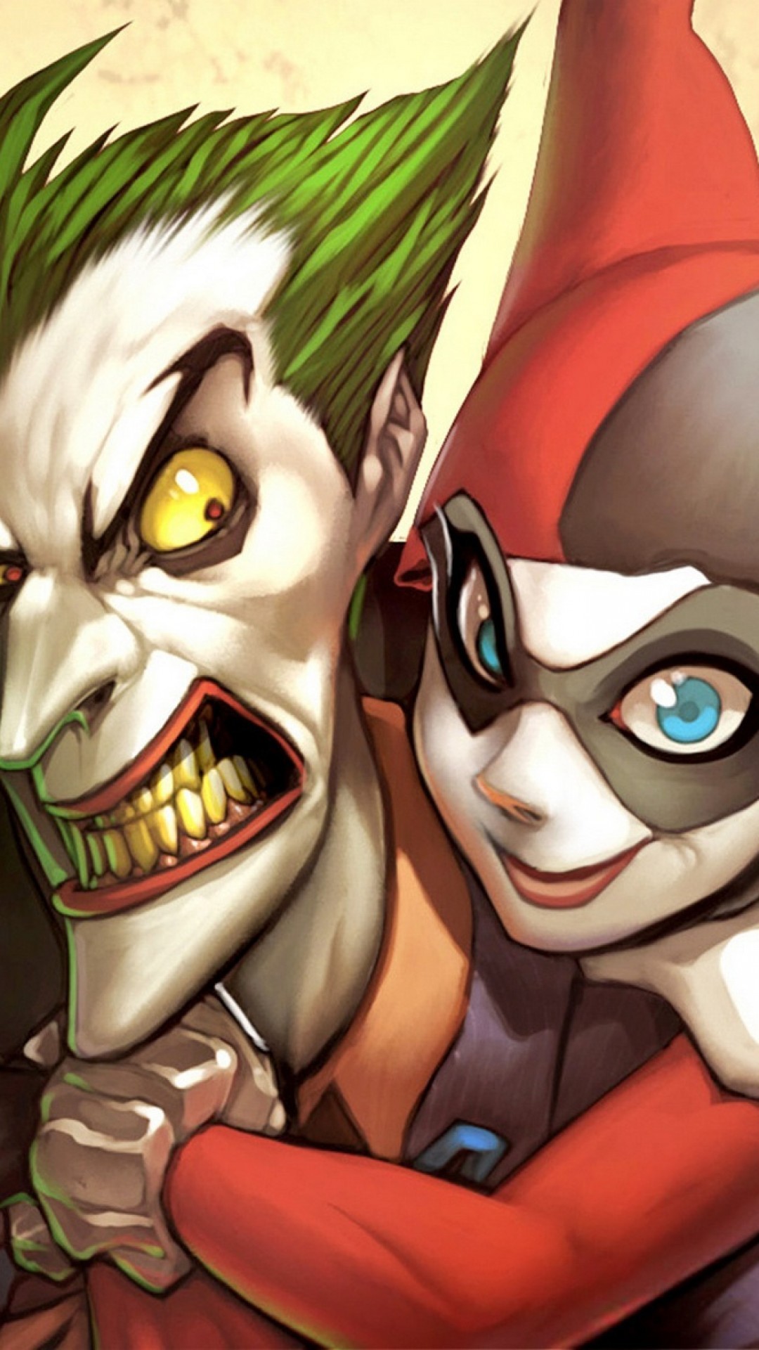 Harley Quinn, Joker, Card, Artwork, Dc Comics - HD Wallpaper 