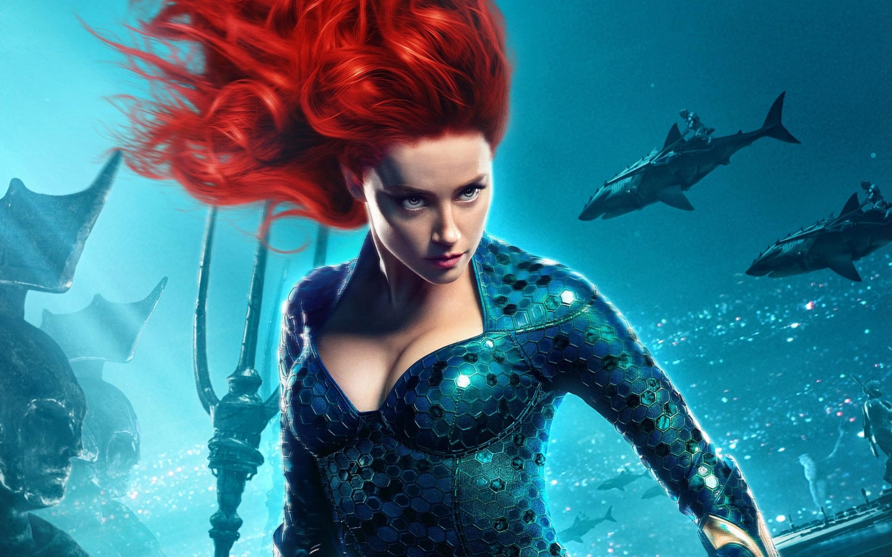 Mera Amber Heard Aquaman - HD Wallpaper 