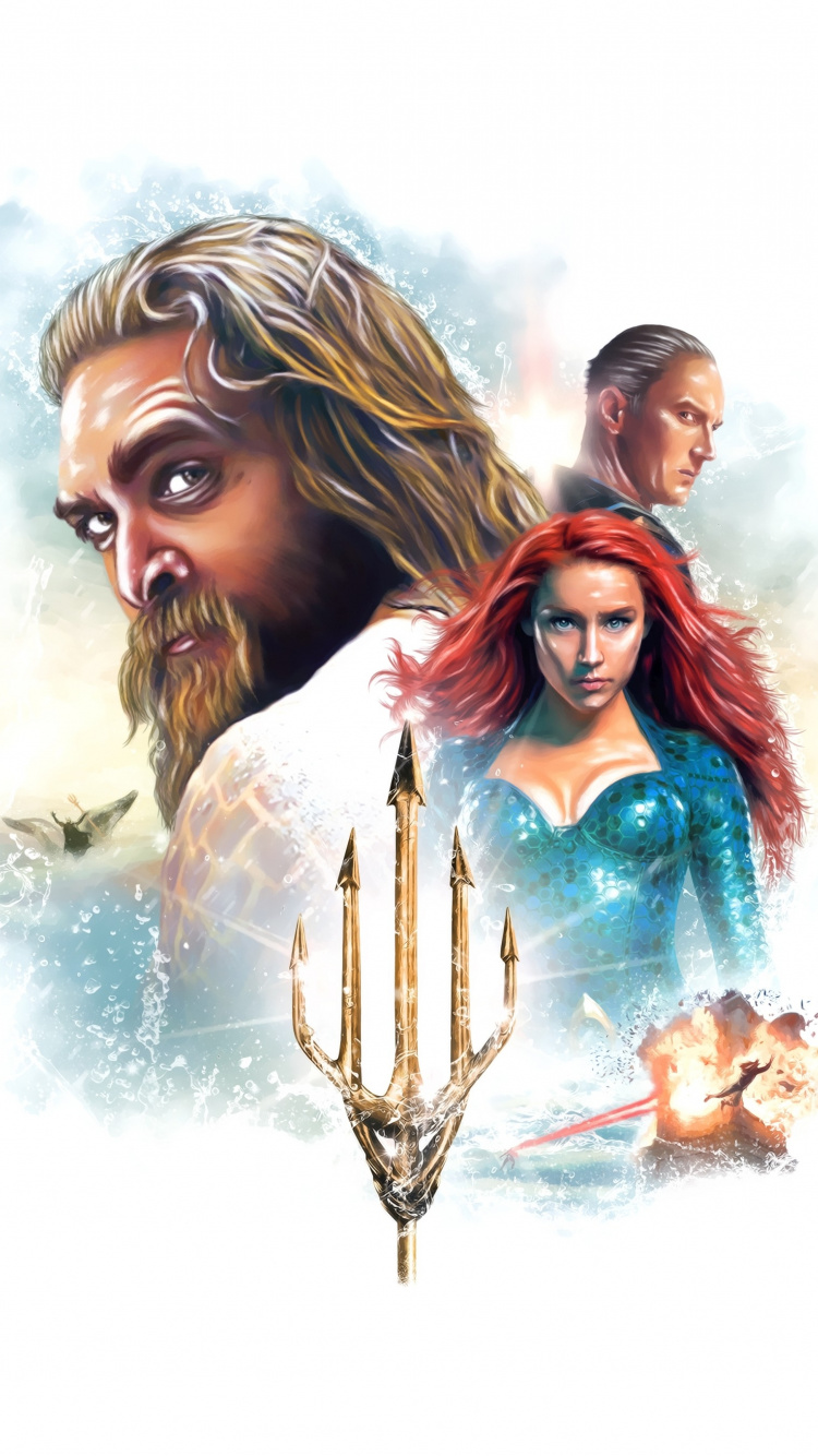 Movie Poster Aquaman - HD Wallpaper 