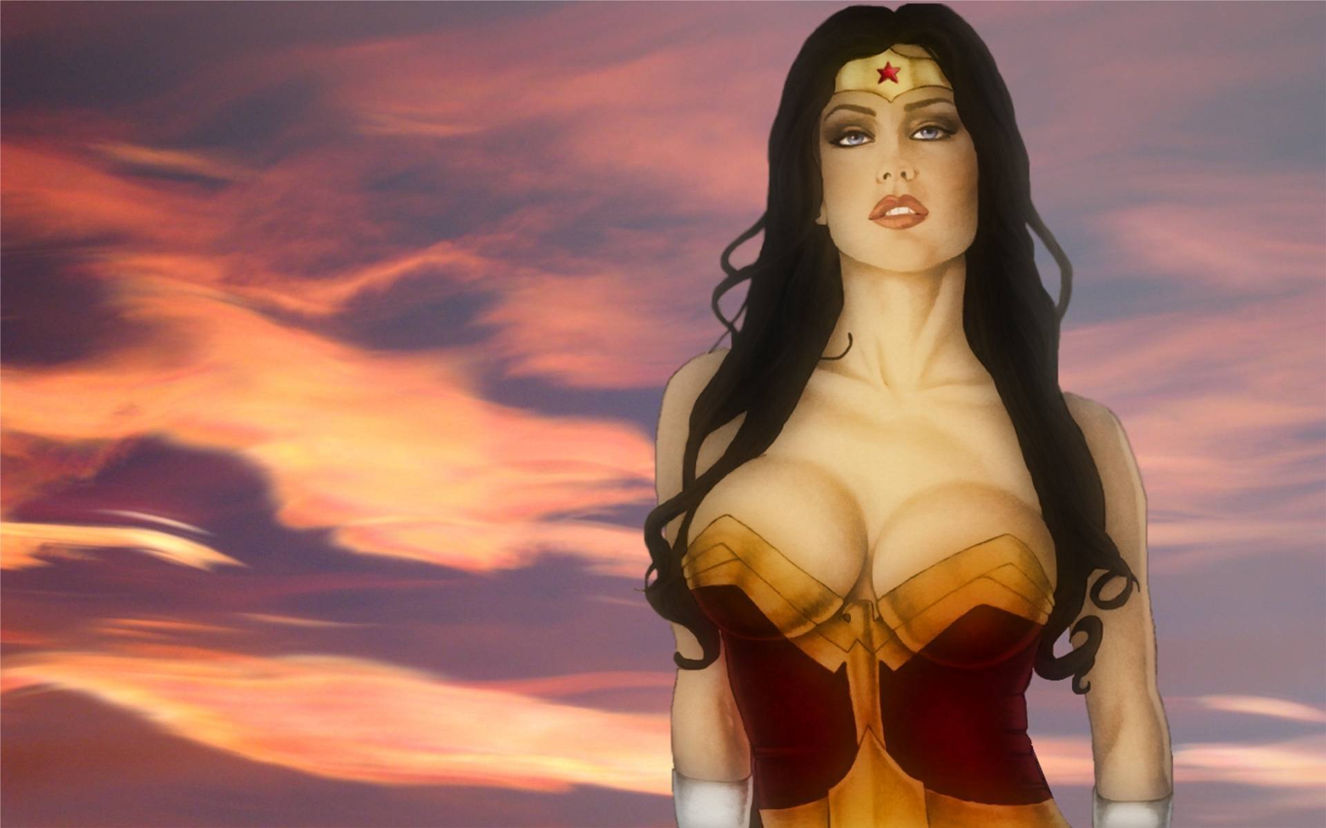 Wonder Woman Wallpaper - Sexy Wonder Woman Wallpaper Iphone - HD Wallpaper 