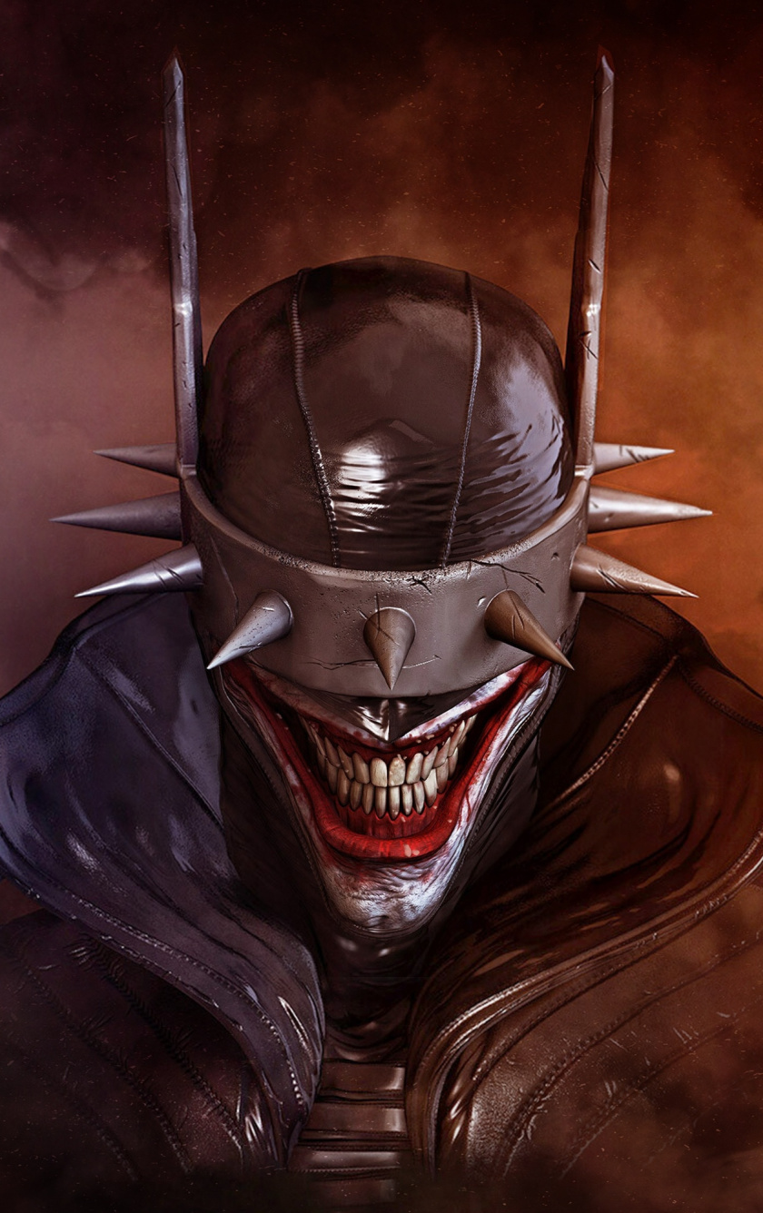 Batman Who Laughs Mask - 840x1336 Wallpaper - teahub.io