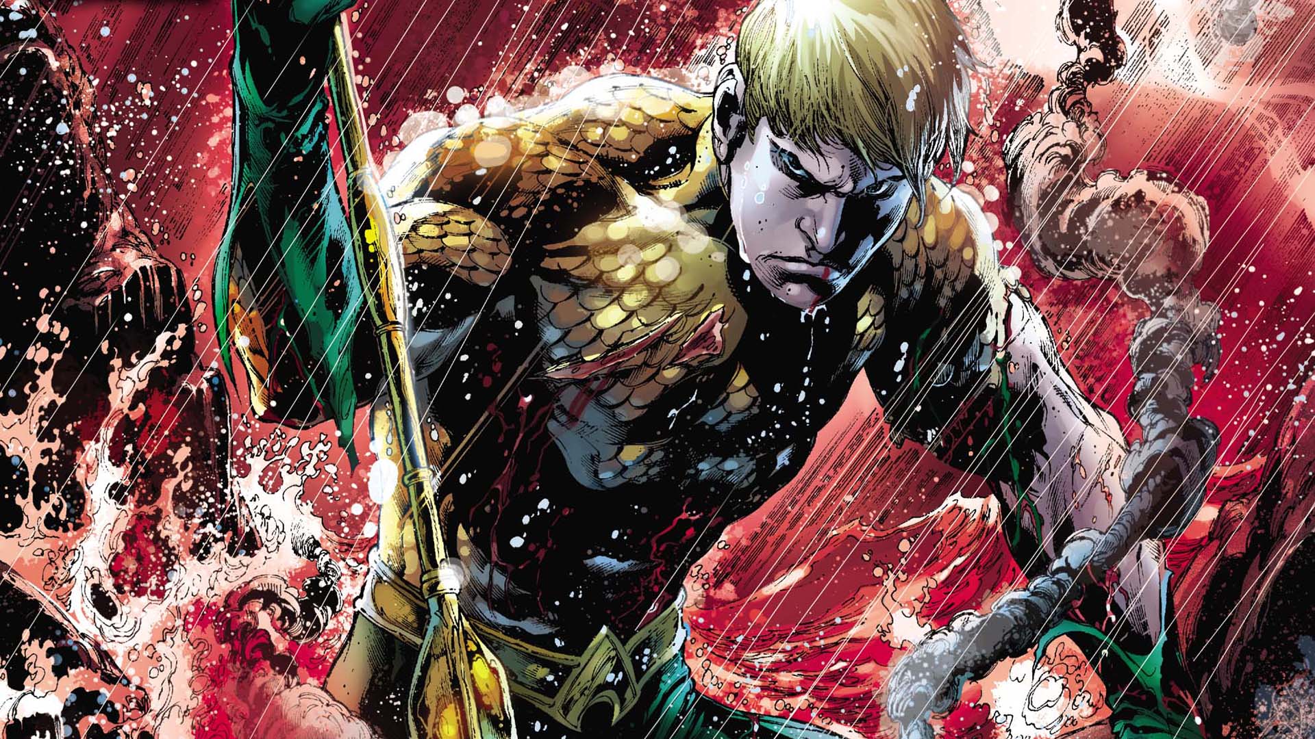 Aquaman Ivan Reis Art - HD Wallpaper 