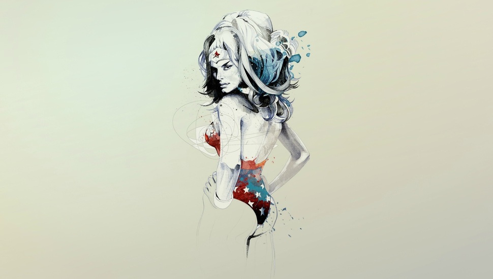 Diana, Wonder Woman, Wonder Woman, Dc Universe, Comics, - 4k Wonder Woman Minimalist - HD Wallpaper 