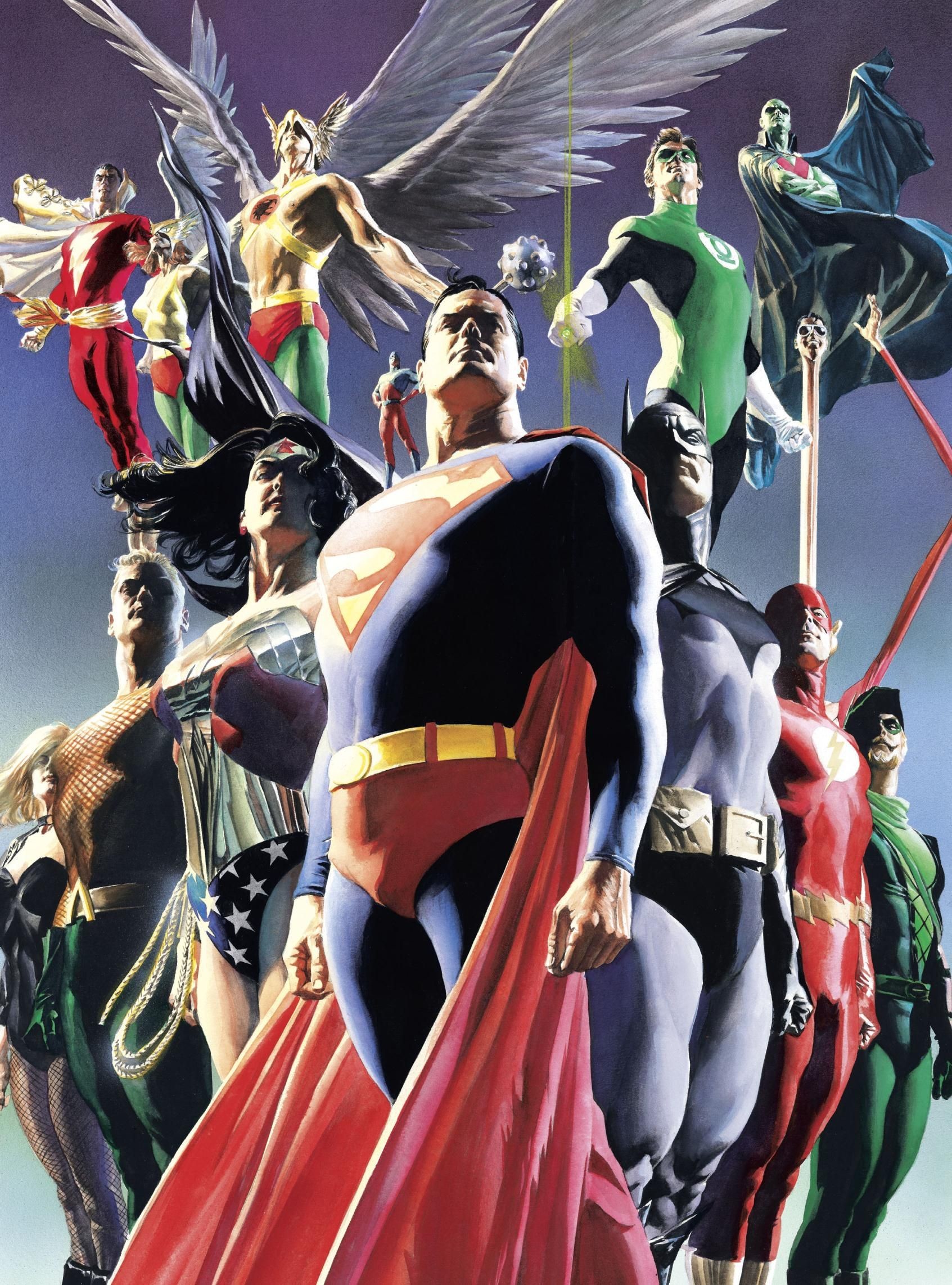 Alex Ross, Tabletop Games, Batman And Superman, Comic - Justice League Alex Ross - HD Wallpaper 