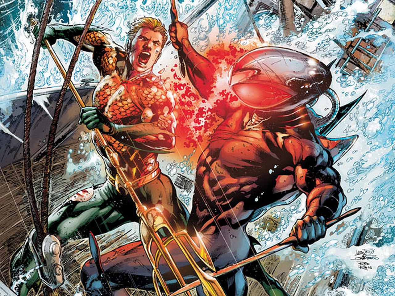 Aquaman Vs Black Manta The Other 1280x959 Wallpaper Teahub Io