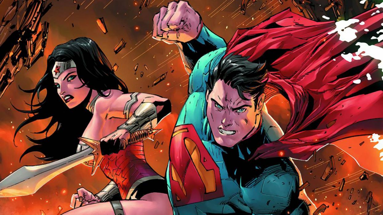 Superman Wonder Woman Wallpaper - Superman Wonder Woman - HD Wallpaper 