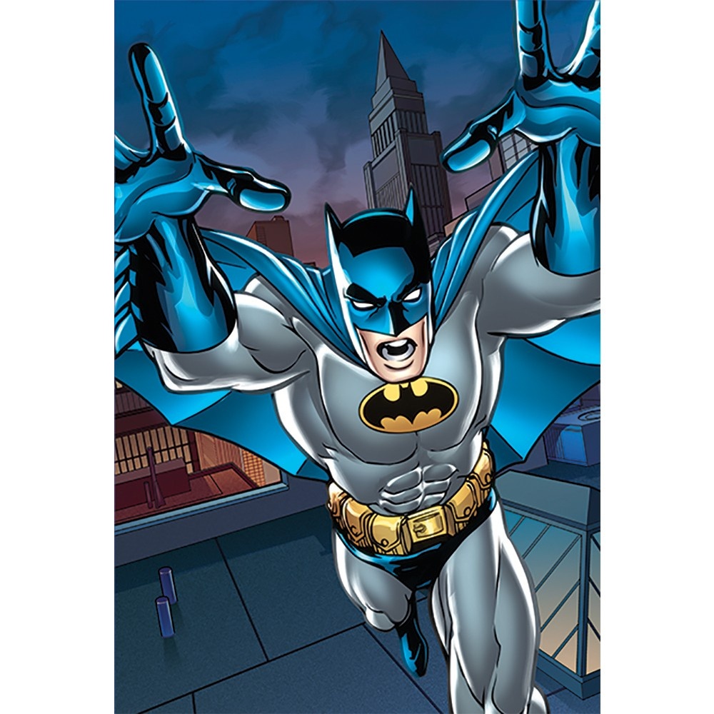 Comic Batman Portrait - HD Wallpaper 