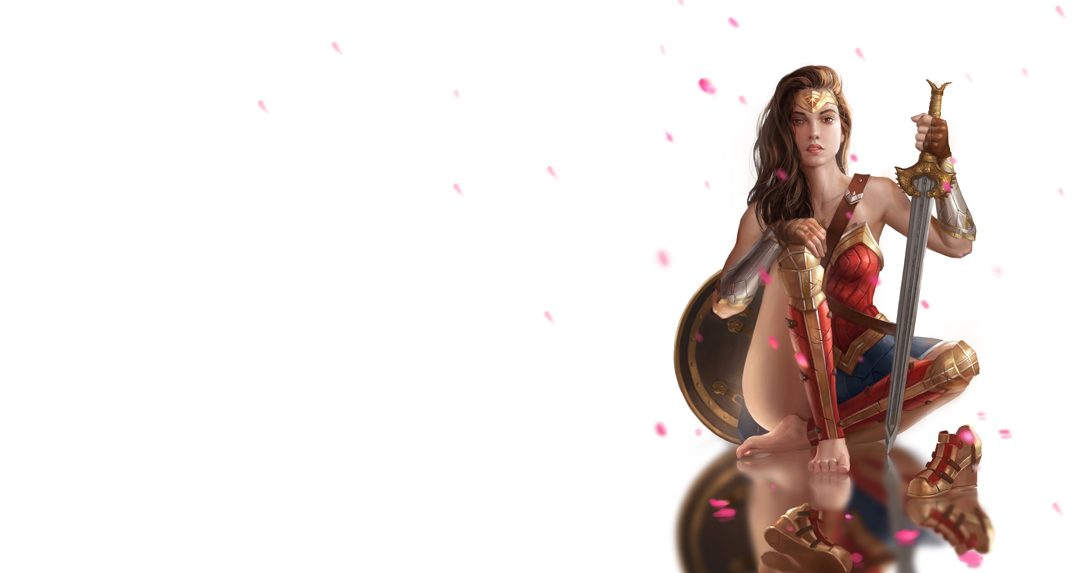 Wonder Woman Comic Wallpaper - HD Wallpaper 