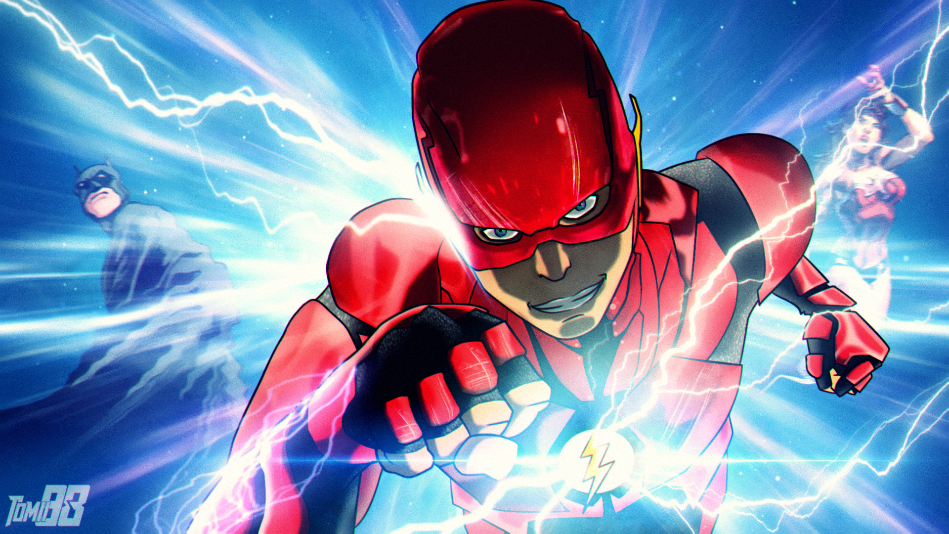 Justice League Flash - HD Wallpaper 