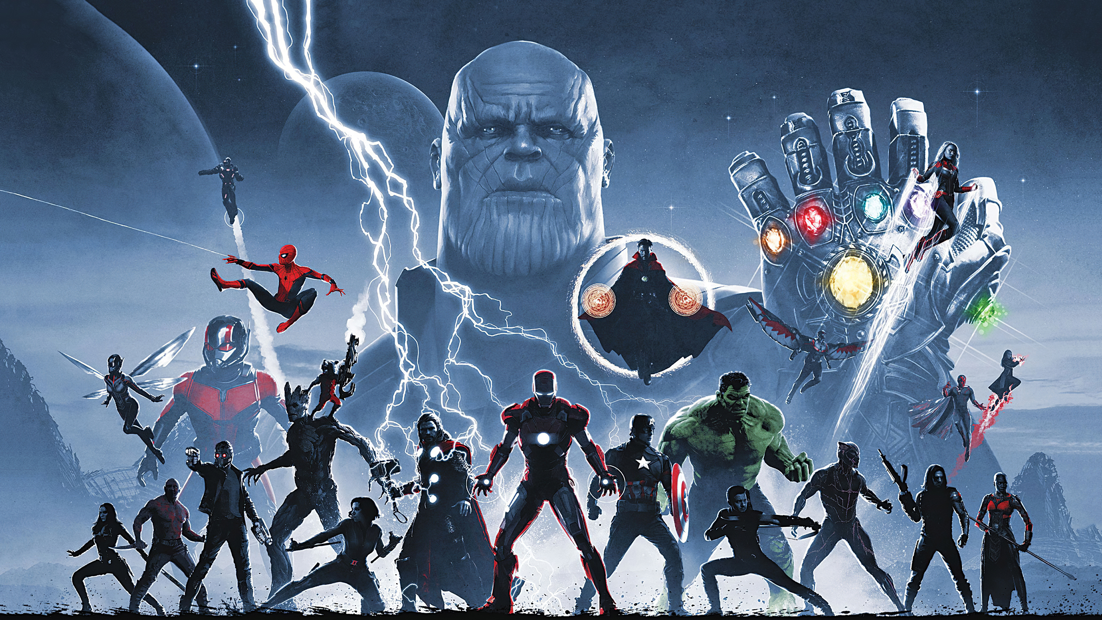Avengers Infinity Saga - HD Wallpaper 