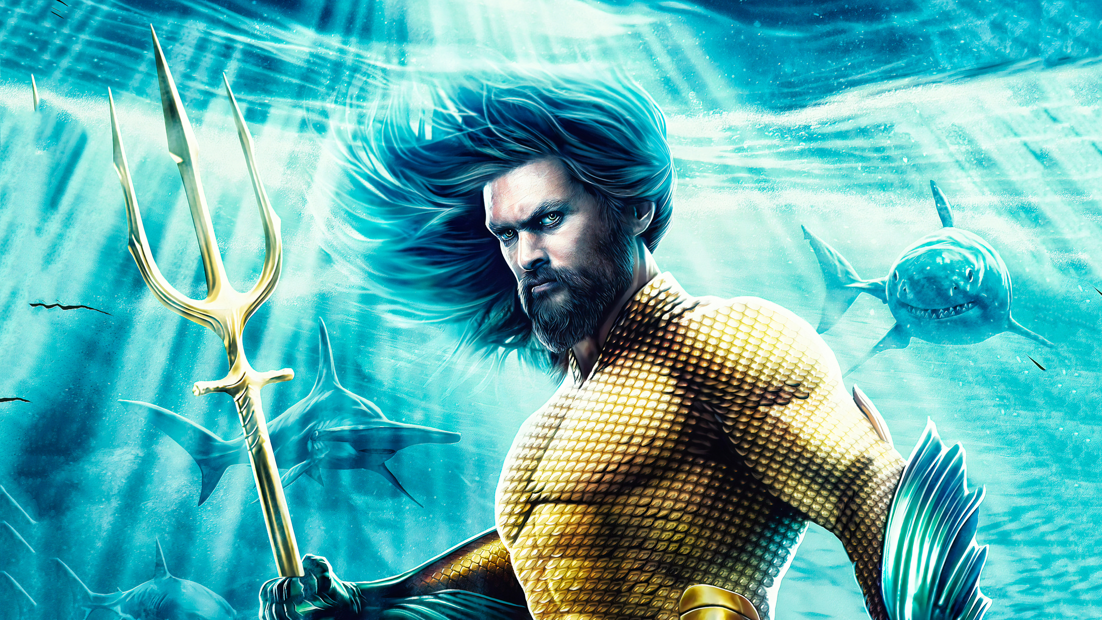 Aquaman Jason Momoa - HD Wallpaper 