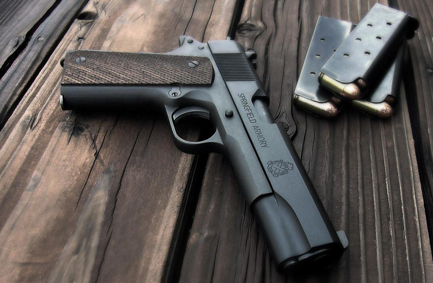 Colt 1911 Wallpaper Hd - HD Wallpaper 