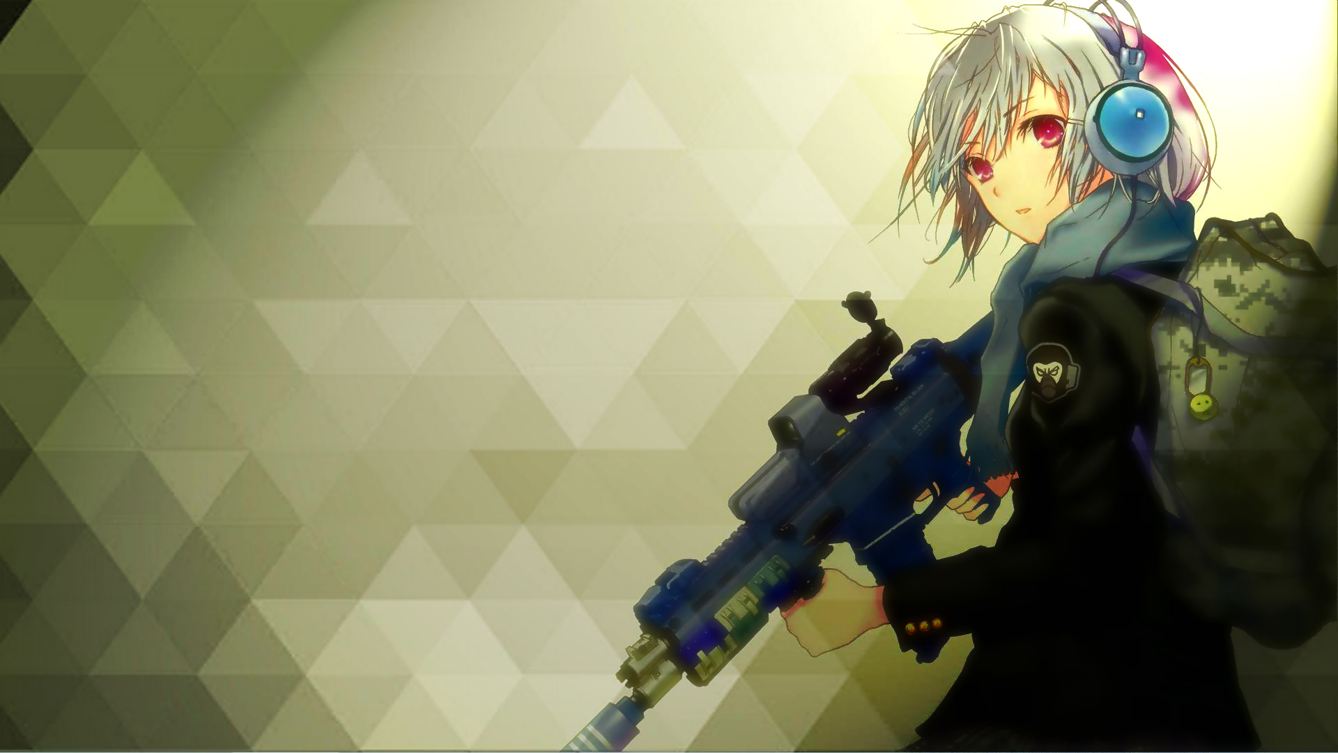 Anime Wallpaper Hd Guns - HD Wallpaper 