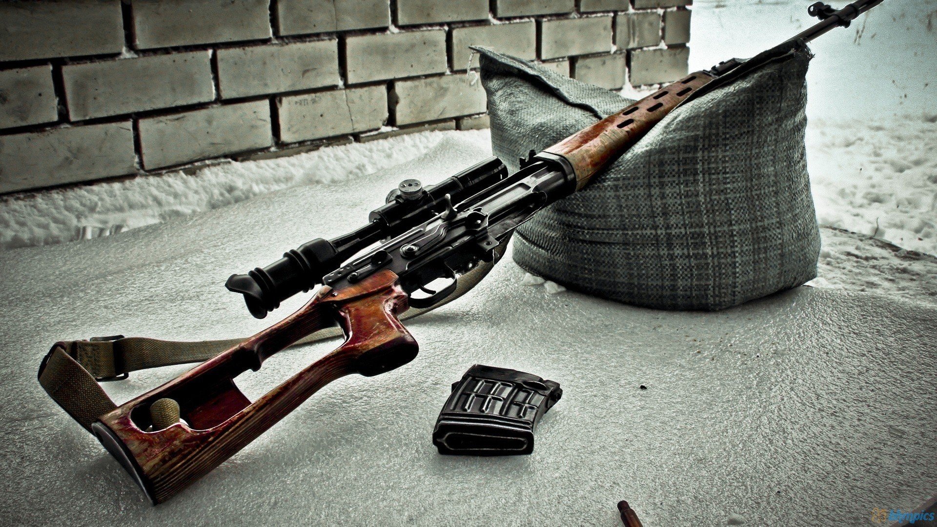 Free Download Sniper Rifle Wallpaper Id - Dragunov - HD Wallpaper 