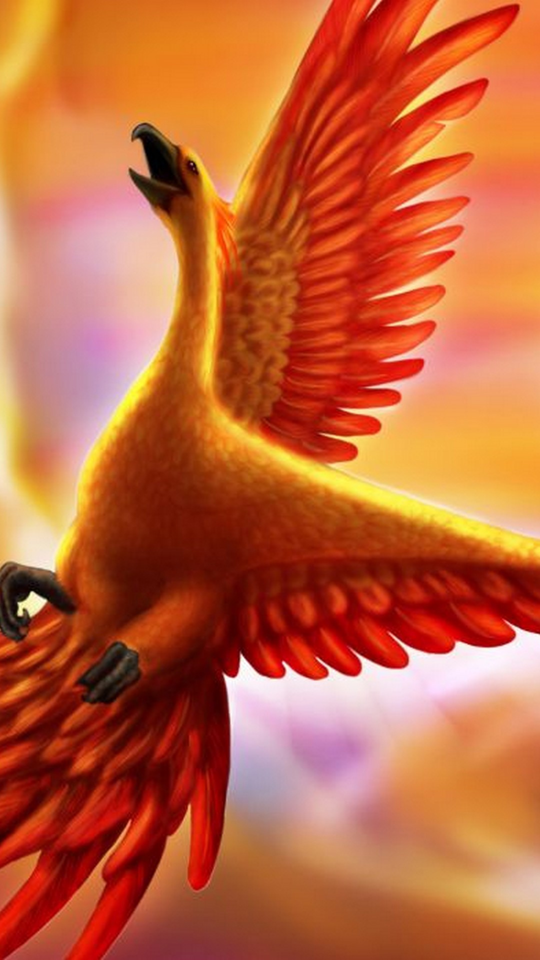 Iphone Wallpaper Phoenix Bird Pictures With Image Resolution - Phoenix Bird Ultra Hd - HD Wallpaper 