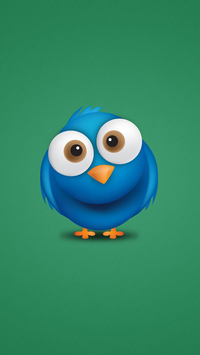 Twitter Bird Wallpaper - Cartoon Bird Wallpaper For Mobile - 640x1136  Wallpaper 