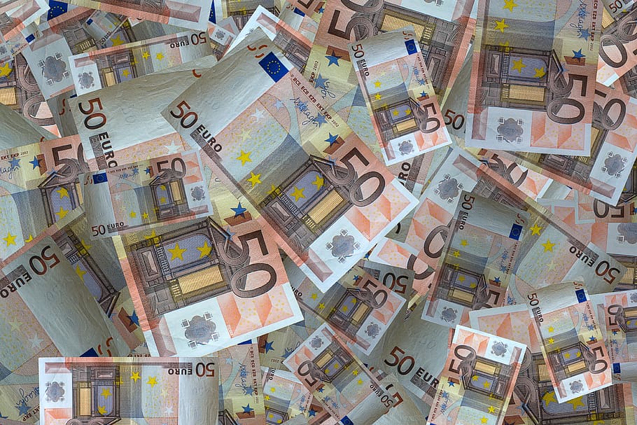 50 Euro Banknote Collection, Money, Bank Note, Currency, - Paris Money - HD Wallpaper 