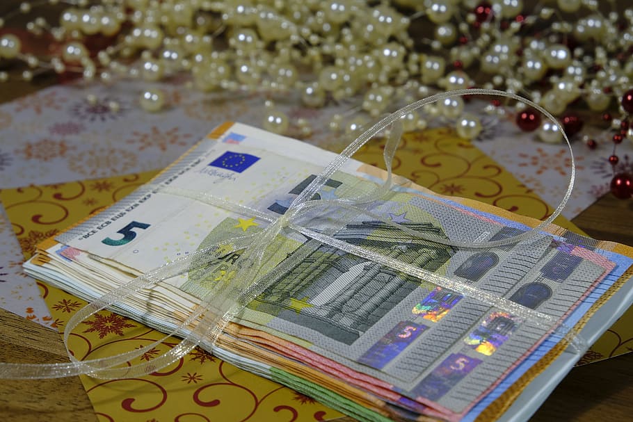 Money, Bank Note, Banknote, Euro, Gift, Give, Bundle, - Gimtadienio Atvirukai Su Pinigais - HD Wallpaper 