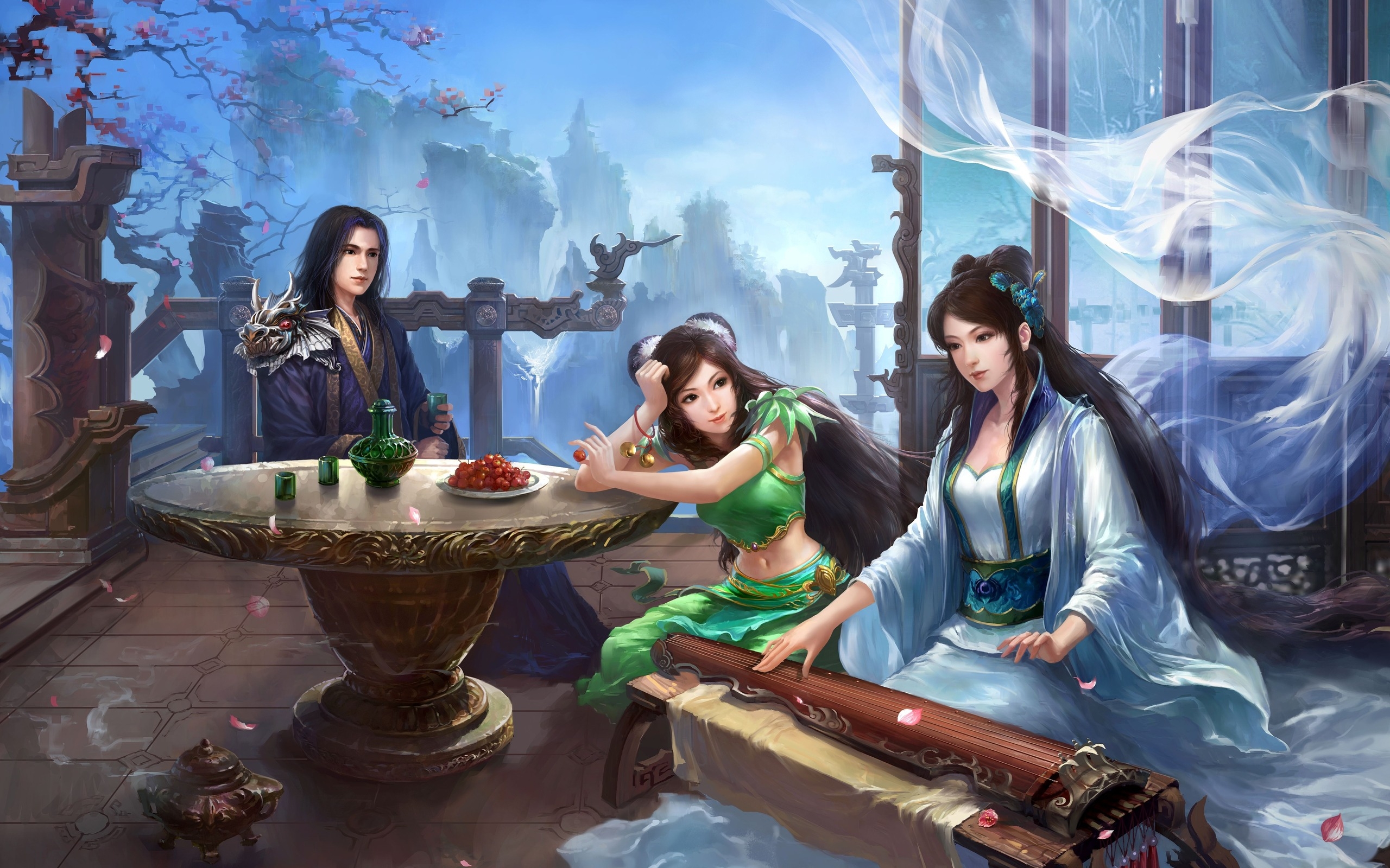 Asian Bard Wallpaper,drinking Hd Wallpaper,asian Hd - Yun Che And Jasmine - HD Wallpaper 