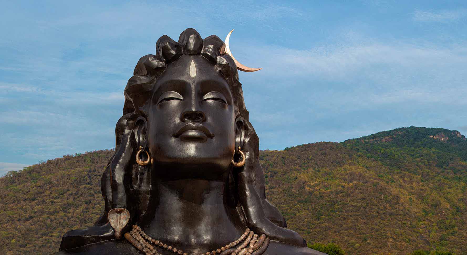 Black Shiva Big Statue 1080p Image - Biggest Shiva Statue In India - HD Wallpaper 