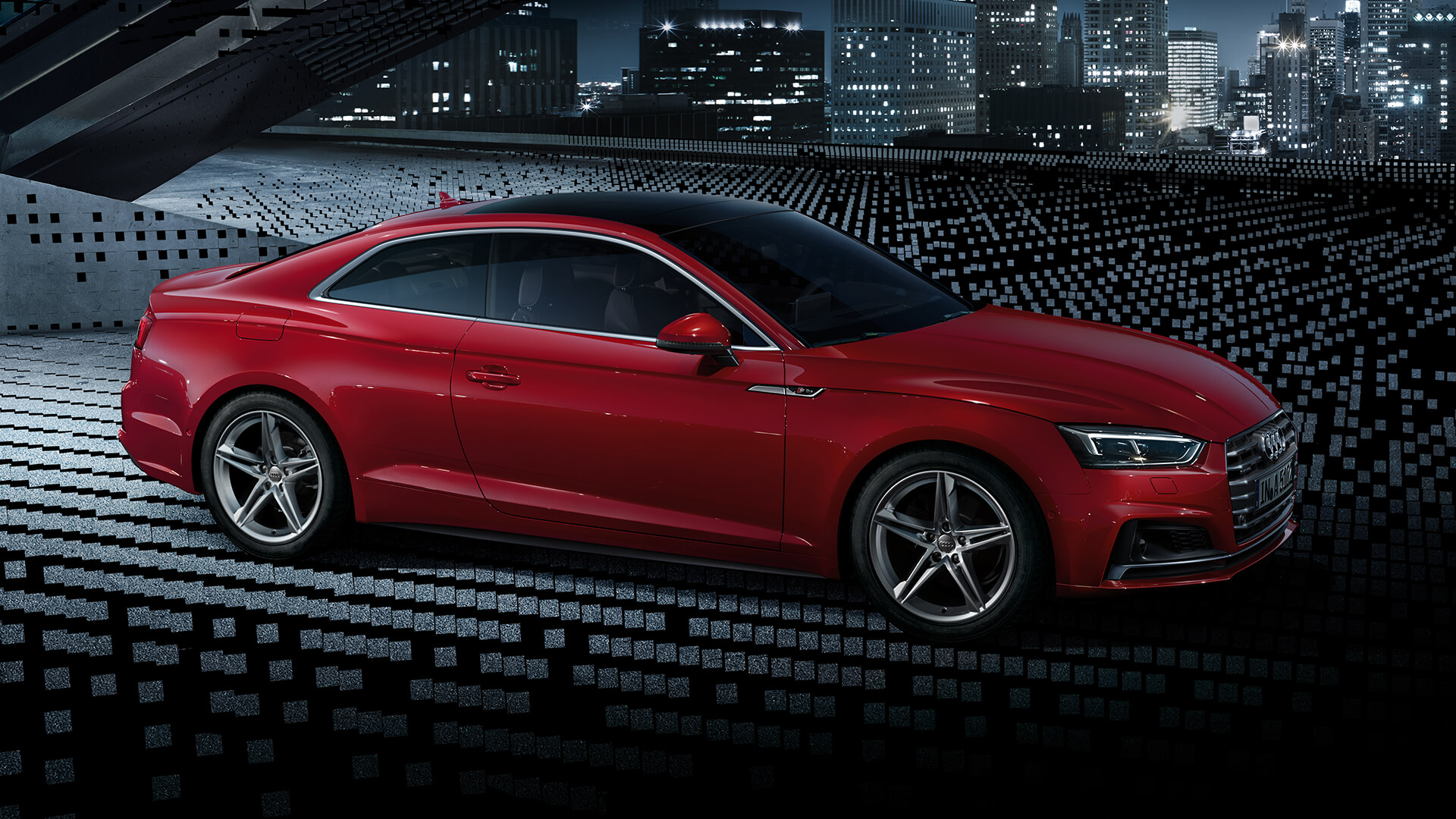 Audi A5 Backgrounds On Wallpapers Vista - Red Dark Audi A5 - HD Wallpaper 