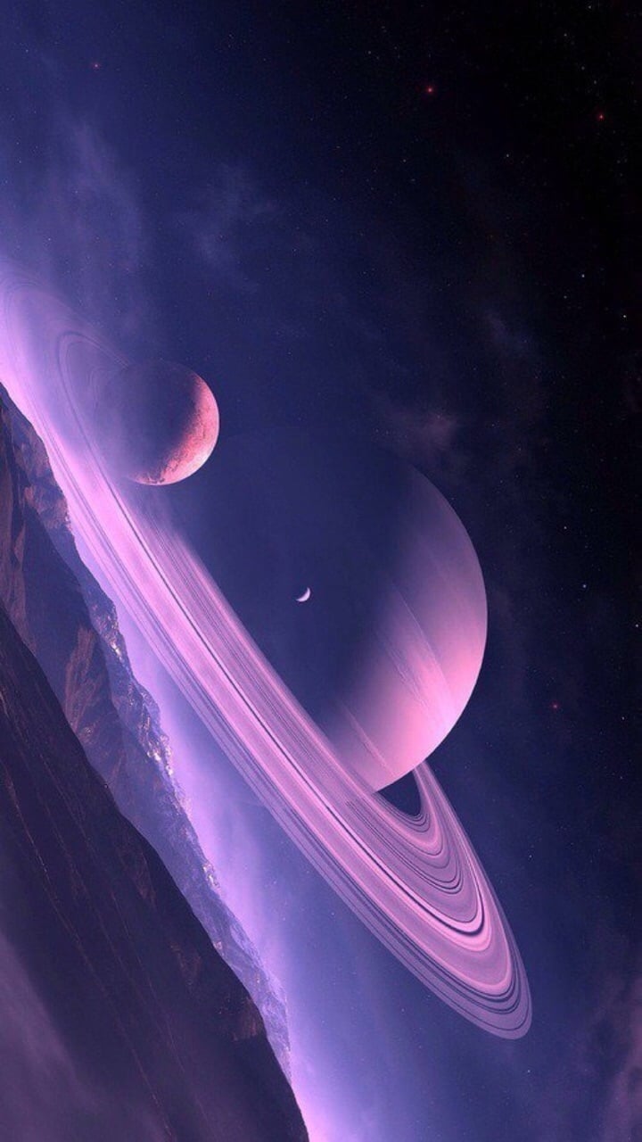 Article Image - Purple Aesthetic Space - HD Wallpaper 